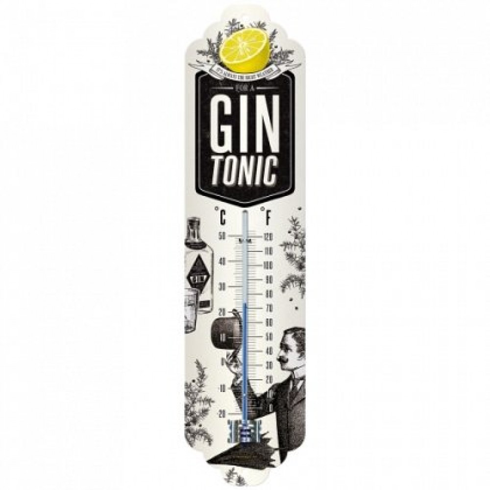 Termometru metalic - Gin Tonic